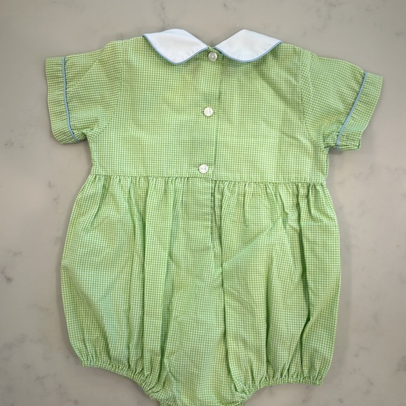 Easter Petit Bebe 18M smocked bunny bubble - Picture 2 of 3